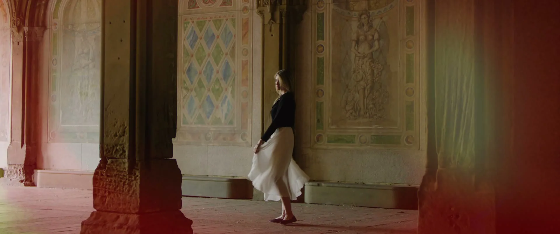 A Kiran model at Bethesda Terrace, New York
